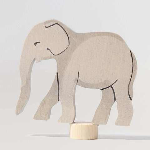Steckfigur Elefant aus Holz von Grimms zur Dekoration
