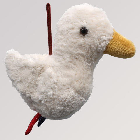 Stofftier kleine Ente mit Spieluhr VEGAN - Kuscheltier von Kallisto