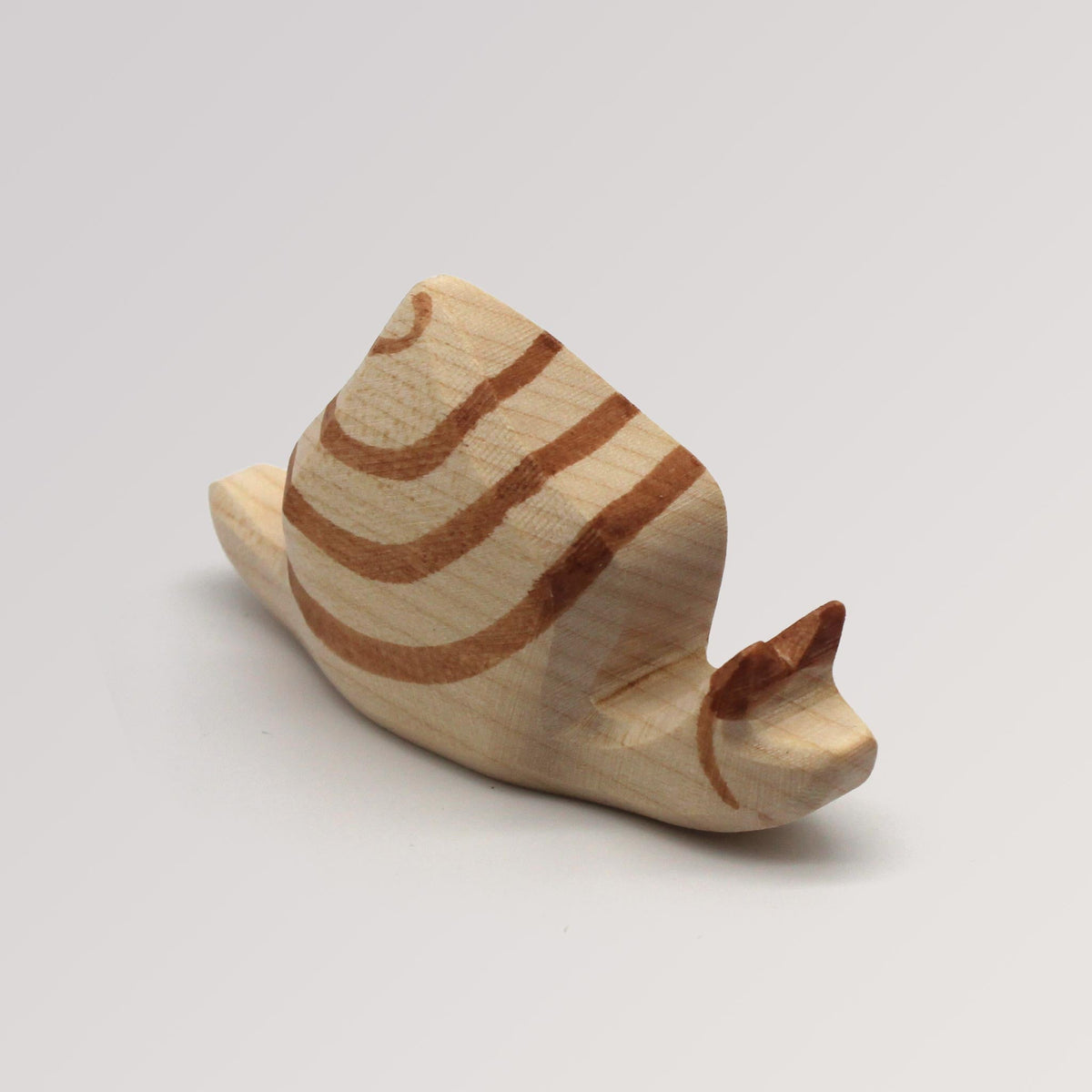 Lustige Deko Schnecke aus Holz, 14 cm