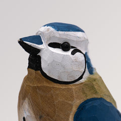 Blaumeise stehend von Holzvogel