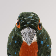 Eisvogel stehend von Holzvogel