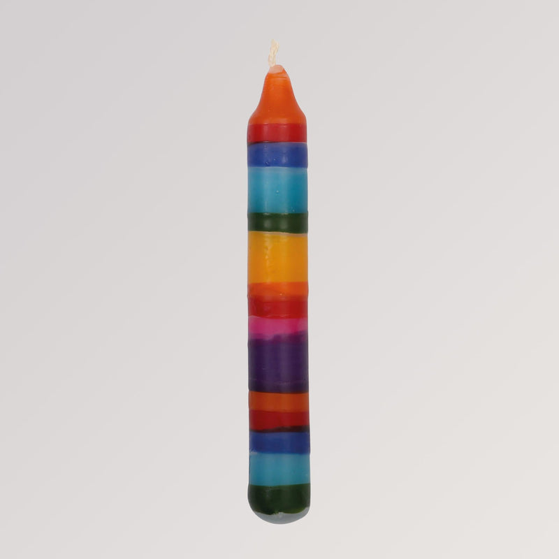 Geburtstagskerze bunte Streifen von Ahrens