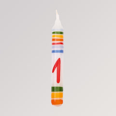 Geburtstagskerze Zahl 1 von Ahrens