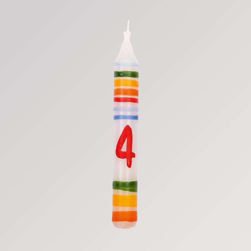 Geburtstagskerze Zahl 4 von Ahrens