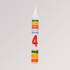 Geburtstagskerze Zahl 4 von Ahrens