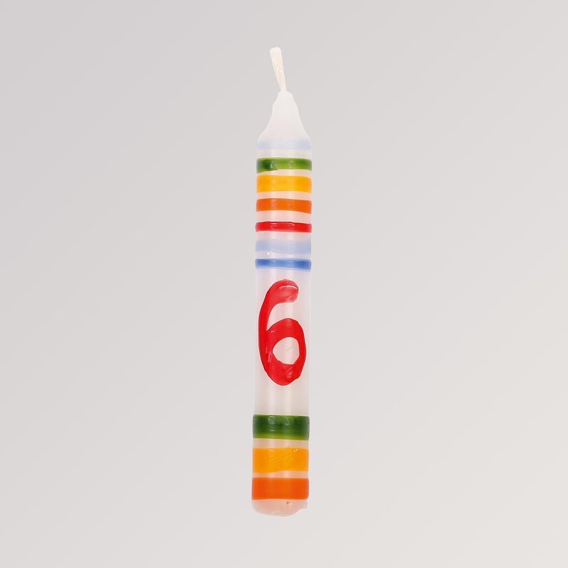 Geburtstagskerze Zahl 6 von Ahrens