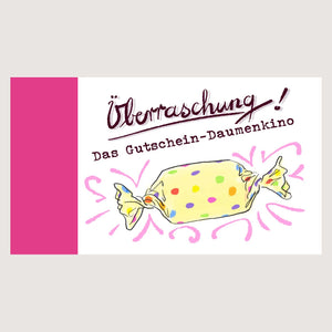 Daumenkino "Überraschung" von Bärenpresse - Gutschein im Daumenkino selber gestalten.