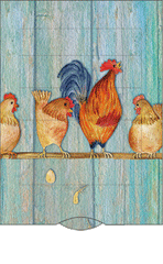 Ziehkarte - Hühnerstange von Bärenpresse