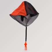 Fallschirmspringer von Ballaballa - orange - im Flug