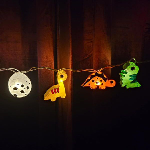 LED Lichterkette Dinosaurier USB | 20 Lichter von Caracol