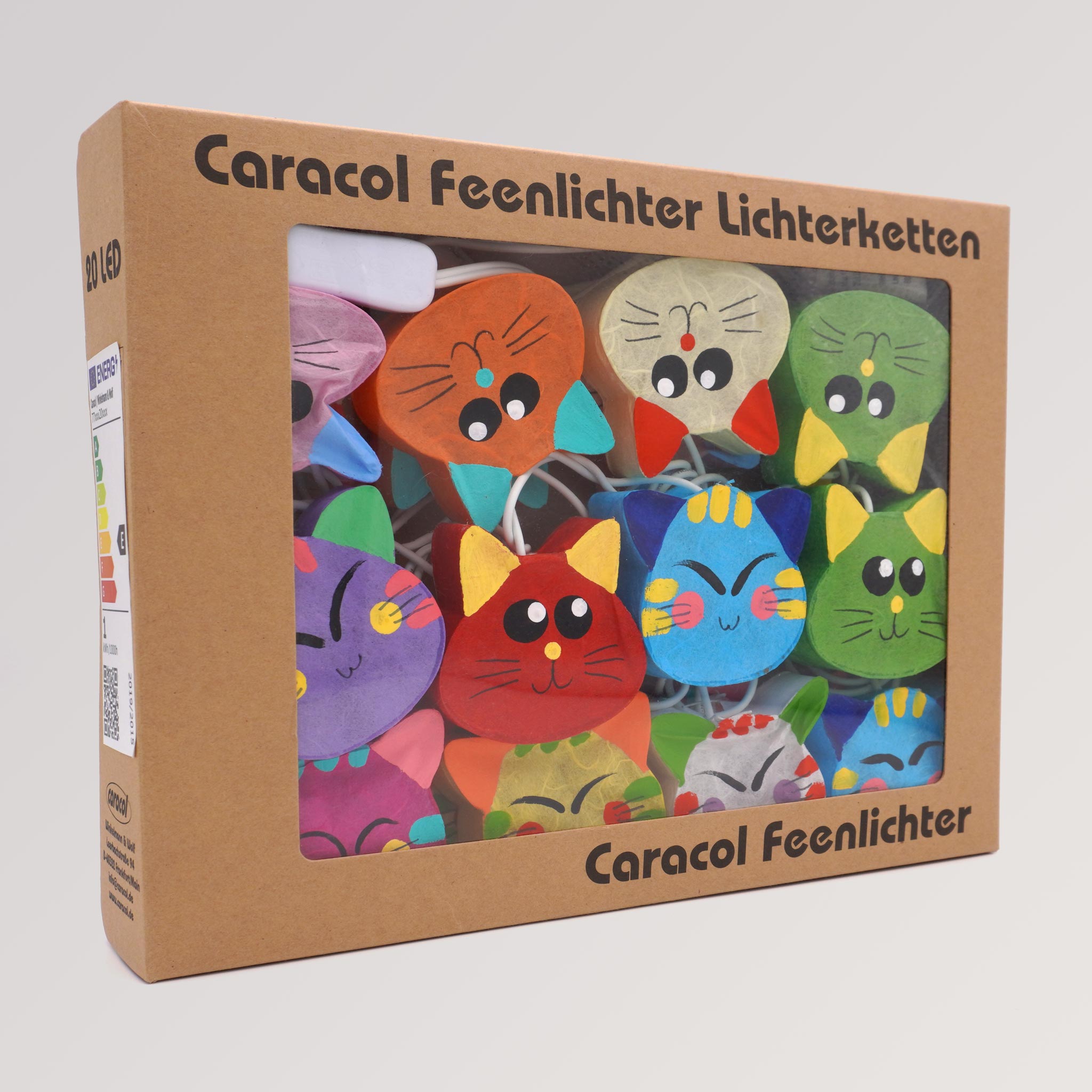 LED Lichterkette Katzen | 20 Lichter von Caracol