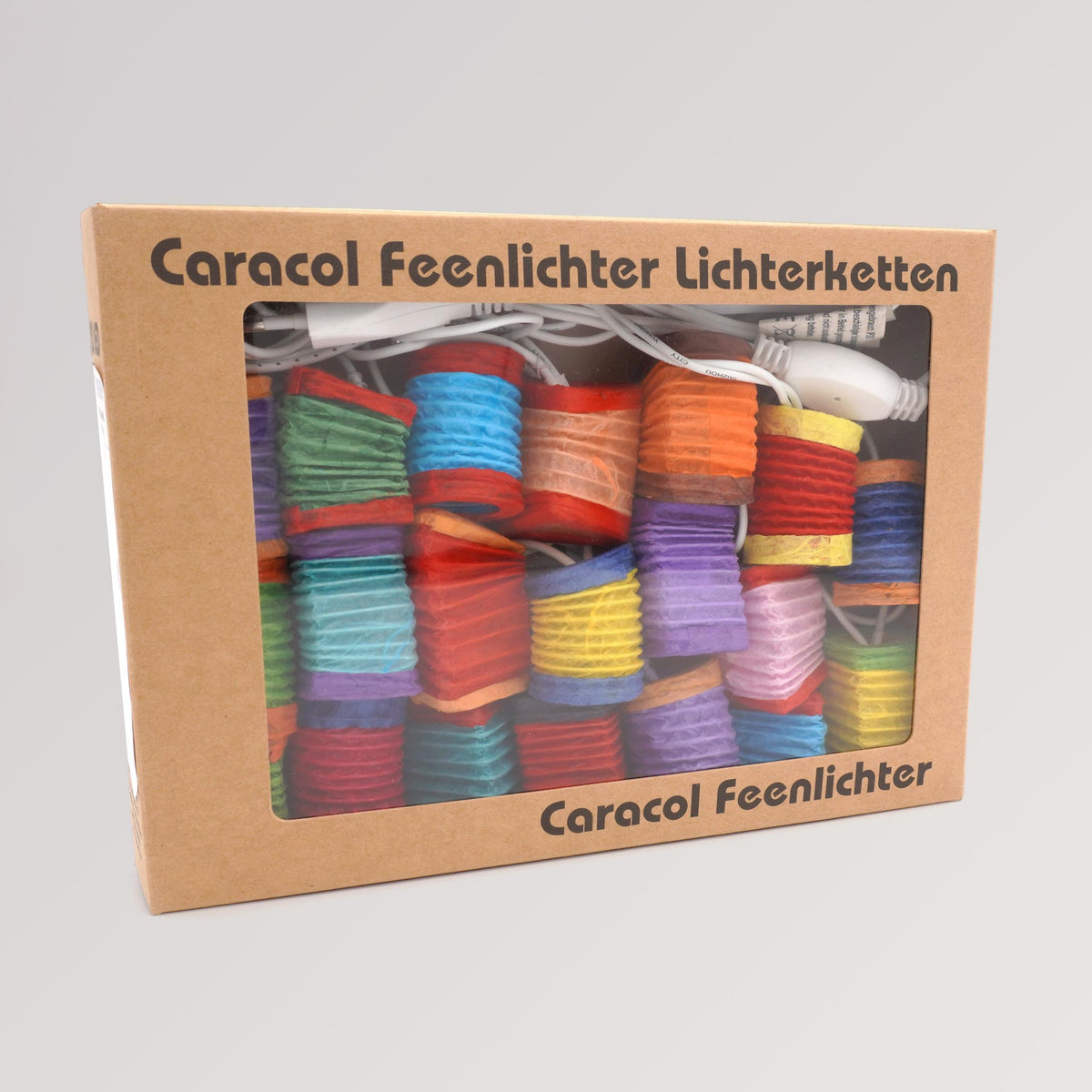 LED Lichterkette Laternchen Regenbogen USB | 20 Lichter von Caracol