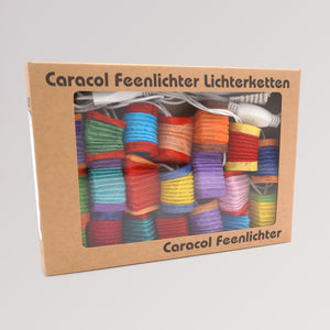 LED Lichterkette Laternchen Regenbogen | 20 Lichter von Caracol