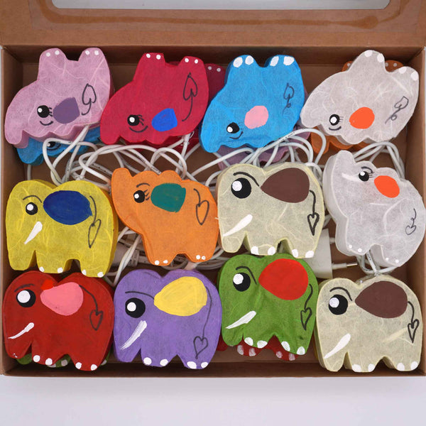 LED Lichterkette Elefanten | 20 Lichter von Caracol