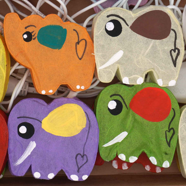 LED Lichterkette Elefanten | 20 Lichter von Caracol