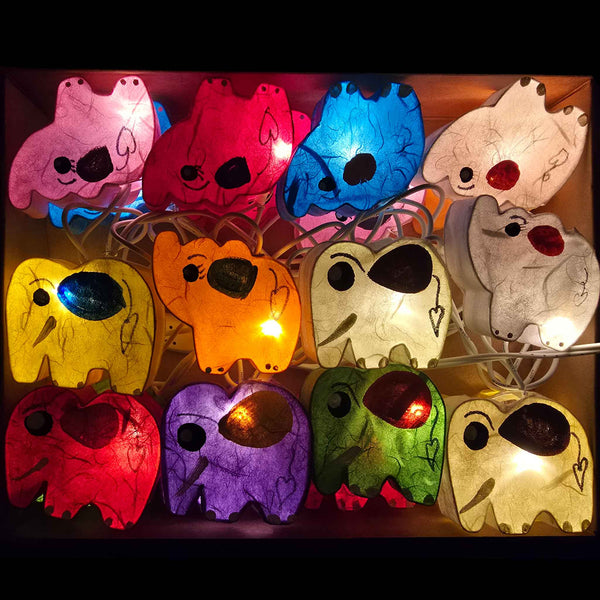 LED Lichterkette Elefanten | 20 Lichter von Caracol