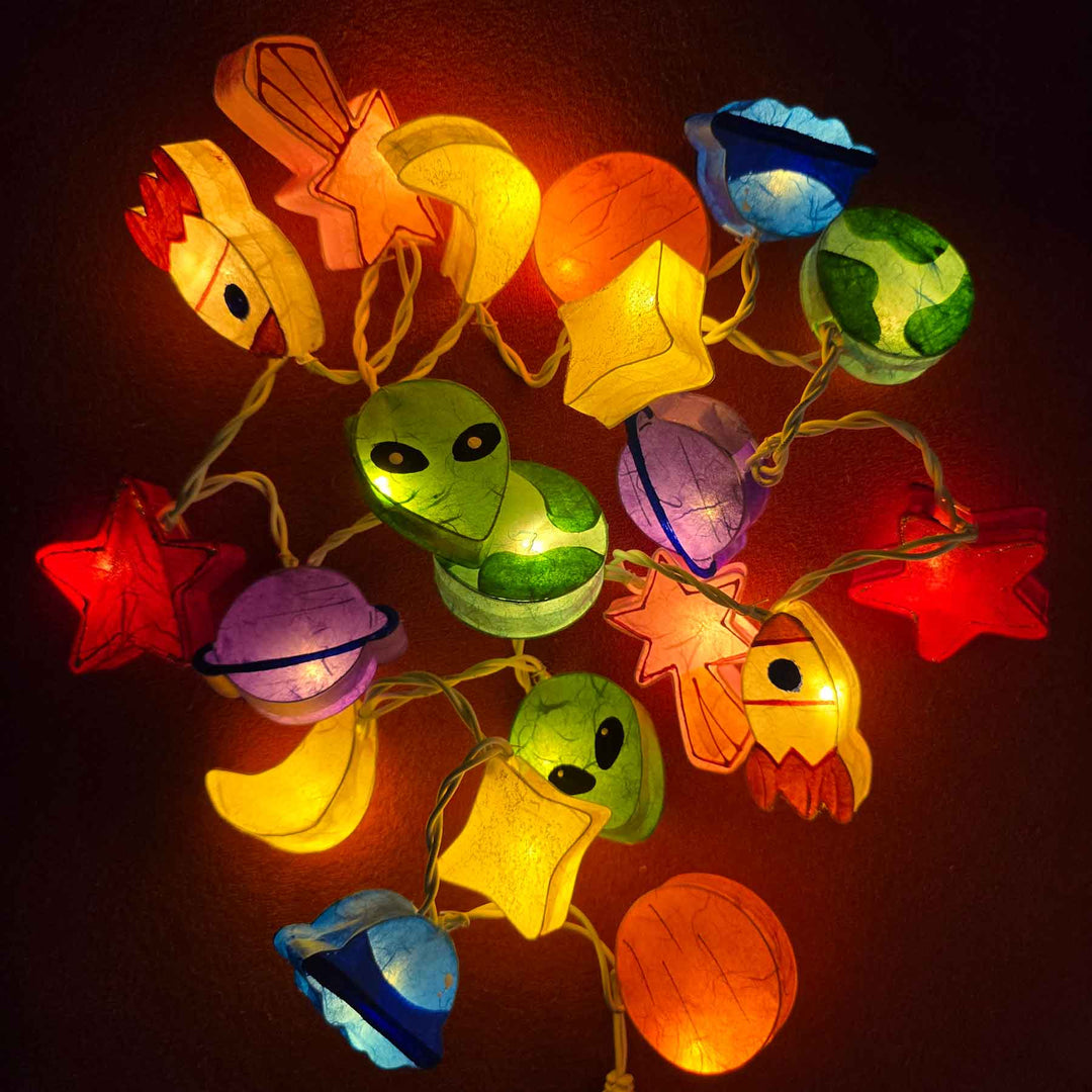 LED-Lichterkette Galaxy mit 20 Lichter fürs Kinderzimmer