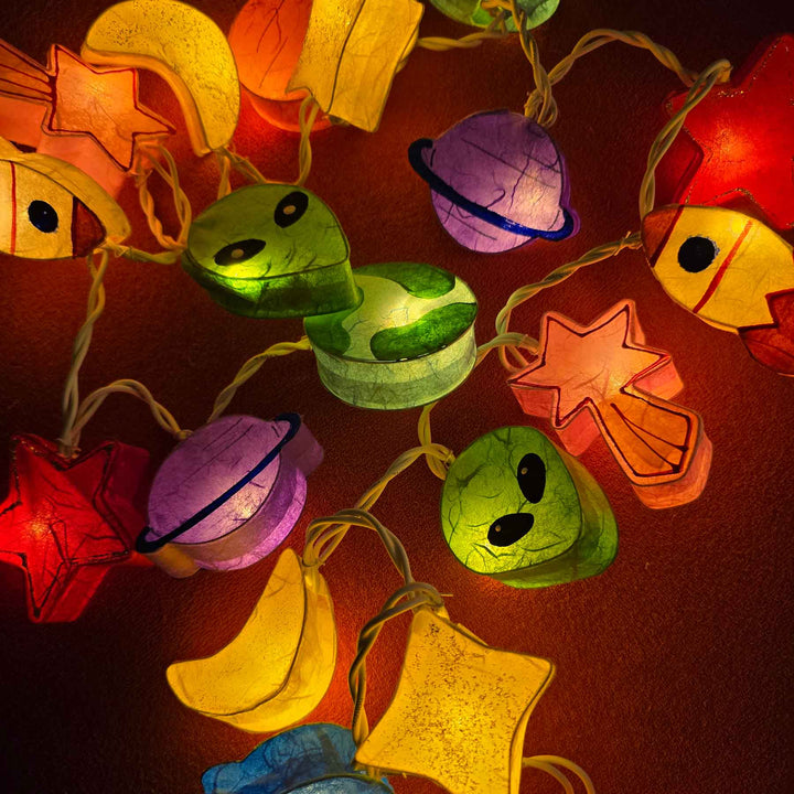 LED-Lichterkette Galaxy mit 20 Lichter fürs Kinderzimmer