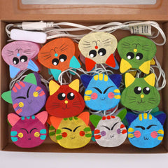 LED Lichterkette Katzen | 20 Lichter von Caracol