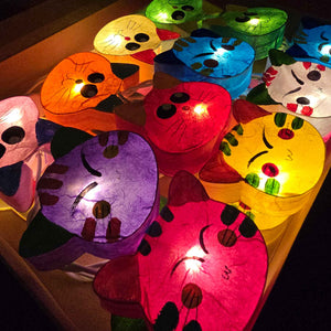 LED Lichterkette Katzen | 20 Lichter von Caracol