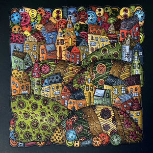 Puzzle Palapeli Bergdorf von Curiosi