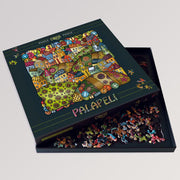 Puzzle Palapeli Bergdorf von Curiosi