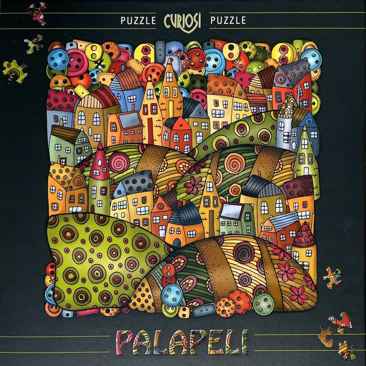 Puzzle Palapeli Bergdorf von Curiosi
