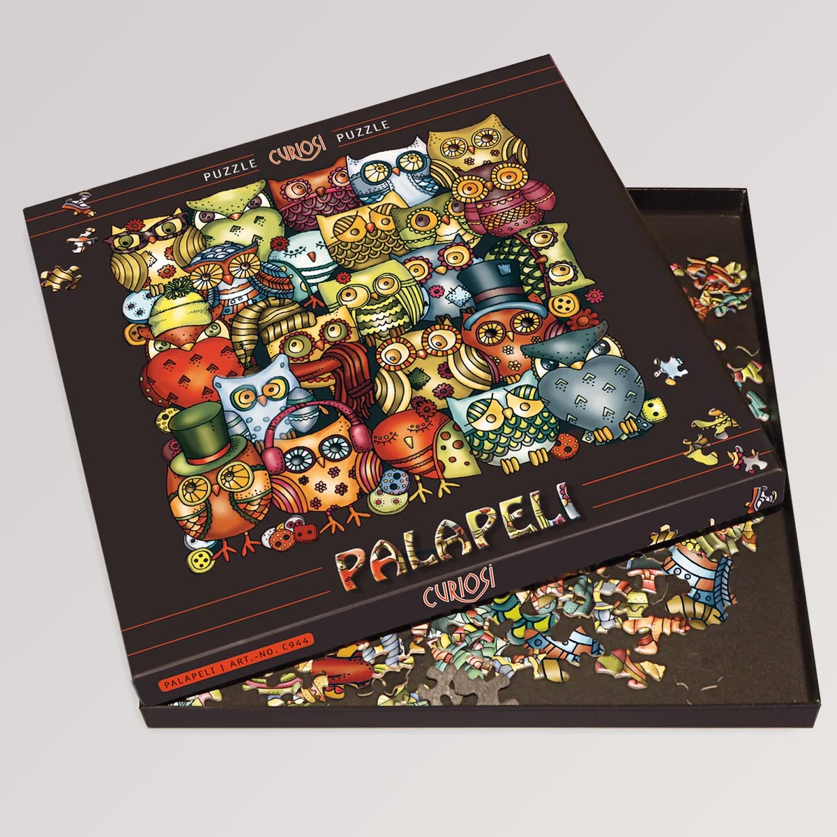 Puzzle Palapeli Eulen von Curiosi