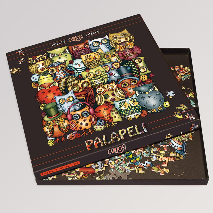Puzzle Palapeli Eulen von Curiosi