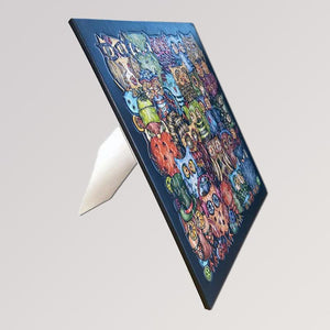 Puzzle Palapeli Eulen von Curiosi