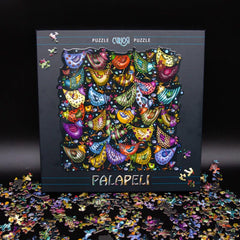 Puzzle Palapeli Hühnerhaufen von Curiosi