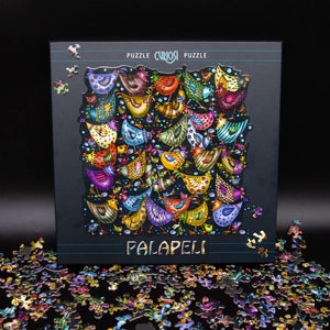 Puzzle Palapeli Hühnerhaufen von Curiosi