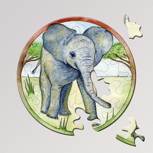 Puzzle Picoli Elefant von Curiosi