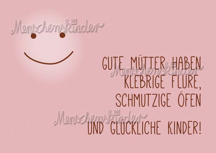 Postkarte - Gute Mütter… von Rabenmütter