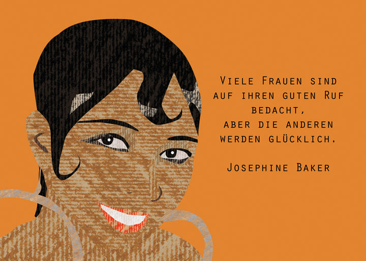 Postkarte - Josephine Baker von Discordia