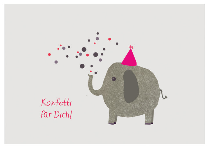 Postkarte - Konfetti für Dich von Discordia