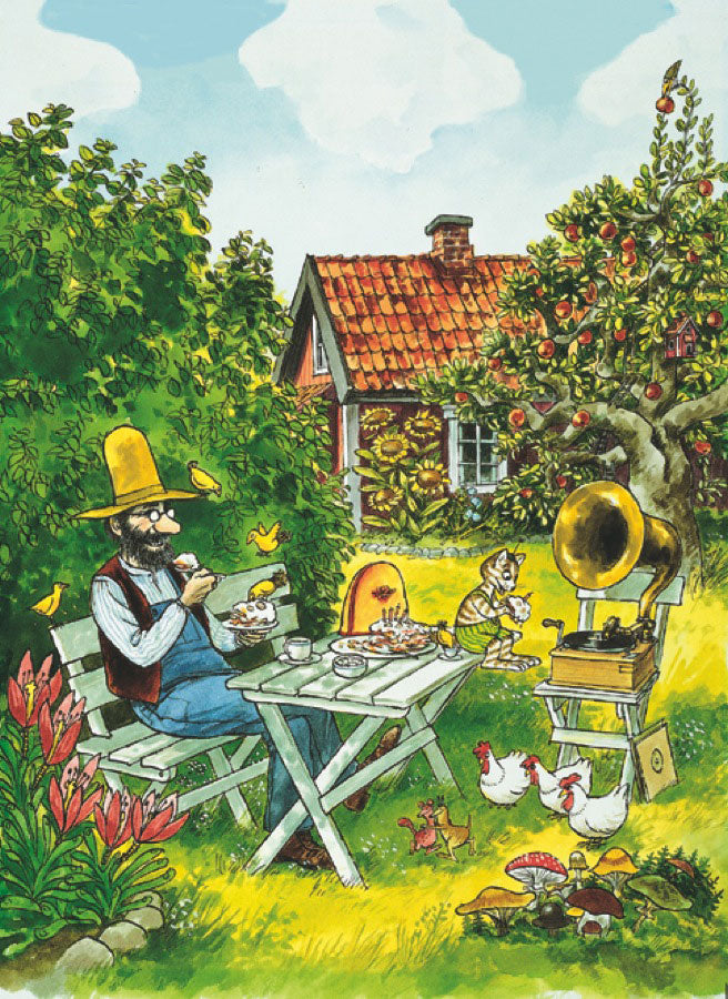 Postkarte - Pettersson & Findus Torte von Discordia