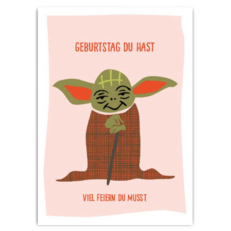 Postkarte - Yoda Geburtstag von Discordia
