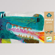 Bodenpuzzle: Leon der Drache mit 58 Teilen von Djeco - für Kinder ab 5 Jahren
