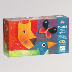 Bodenpuzzle: Tierparade - 36 Teile von Djeco