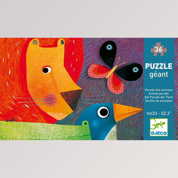 Bodenpuzzle: Tierparade - 36 Teile von Djeco