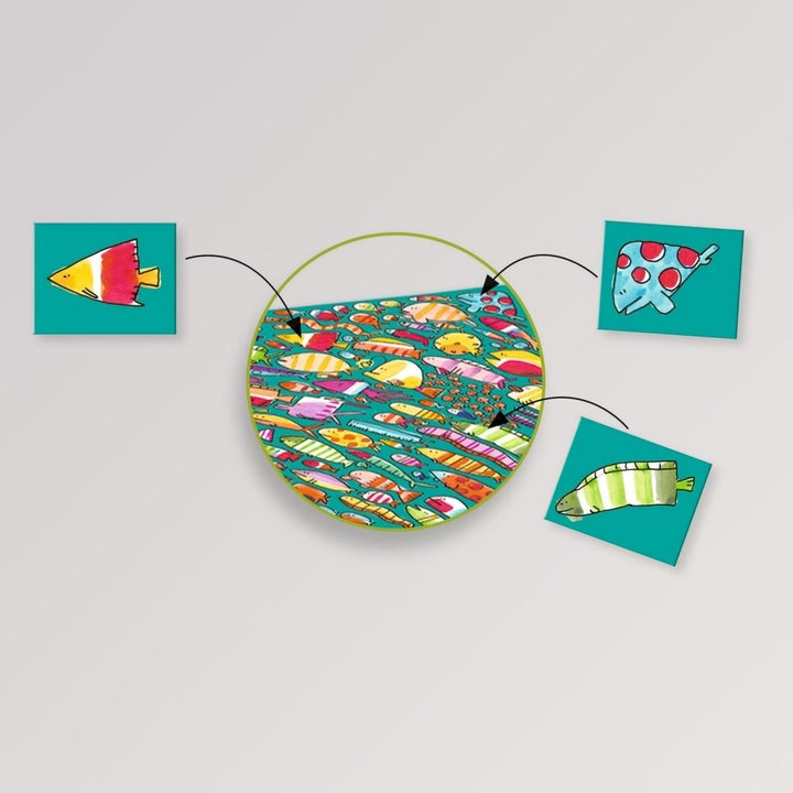 Crazy Obs: Wimmelspiel Fishy Fish von Djeco