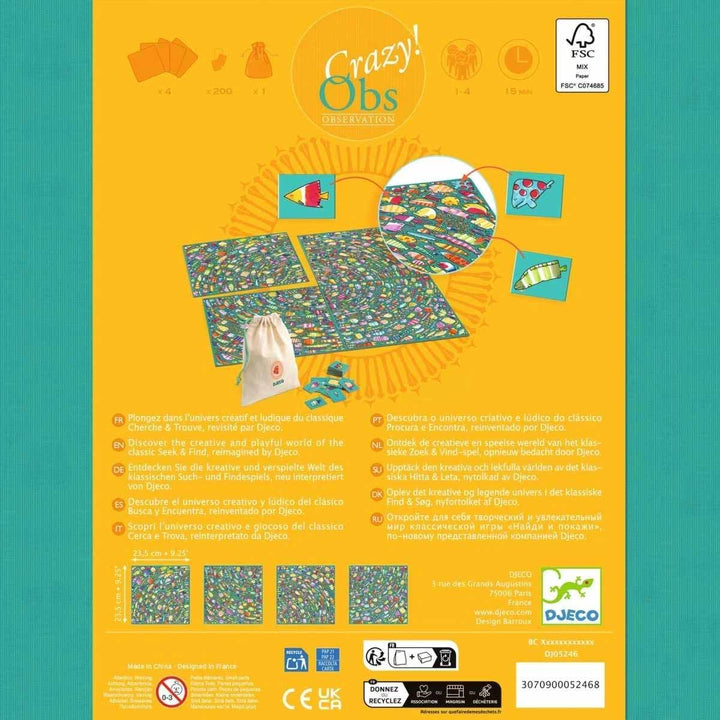 Crazy Obs: Wimmelspiel Fishy Fish von Djeco