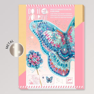 Box der DIY: Feenflügel & Zauberstab von Djeco - mit Glitzersteinen basteln für Kinder ab 5 Jahren