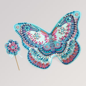 DIY: Feenflügel & Zauberstab von Djeco - mit Glitzersteinen basteln für Kinder ab 5 Jahren