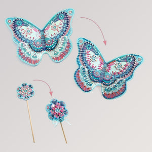 DIY: Feenflügel & Zauberstab von Djeco - mit Glitzersteinen basteln für Kinder ab 5 Jahren