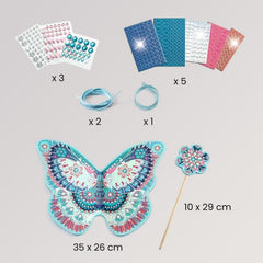 DIY: Feenflügel & Zauberstab von Djeco - mit Glitzersteinen basteln für Kinder ab 5 Jahren