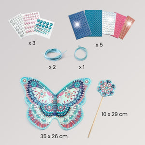 DIY: Feenflügel & Zauberstab von Djeco - mit Glitzersteinen basteln für Kinder ab 5 Jahren