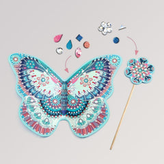 DIY: Feenflügel & Zauberstab von Djeco - mit Glitzersteinen basteln für Kinder ab 5 Jahren