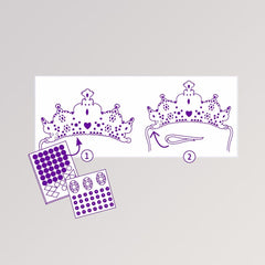 DIY: Mosaik-Diademe „Prinzessin” von Djeco